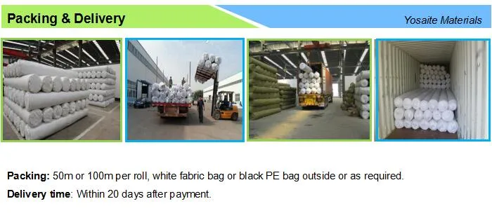 PP Nonwoven Geotextile Fabric for Road Paving River Railway